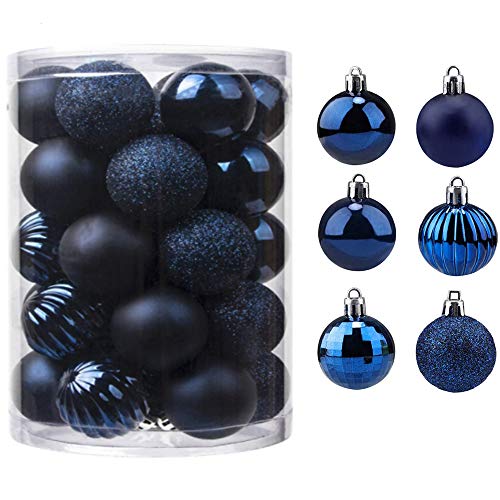 Christbaumkugeln 34Stücke WeihnachtkugelSet Weihnachtsdeko Baumkugeln