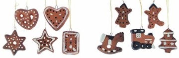 Christbaumschmuck Terracotta-Lebkuchen 10er Set - 3