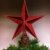 Christmas Traditions Weihnachtsbaumspitze, Stern, glitzernd, 28 cm rot - 4