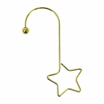 com-four® 72x Kugelaufhänger für Weihnachtsbaumschmuck - Aufhänger für Christbaumkugeln - Perfekt für Weihnachtskugeln - 3