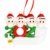 Cymax Weihnachtsschmuck,2020 Personalisierte Familie Von 4 Weihnachten 2020 Christbaum Deko Feiertags Dekorationen Segen Harz Schneemann Anhänger Weihnachtsbaum Hängen - 4