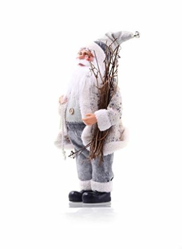 DecoKing 46234 Weihnachtsmann 46 cm Nikolaus Weihnachtsfigur Weihnachtsdeko Weihnachtsschmuck Weihnachten Vlad - 2