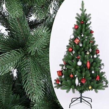 Deuba Weihnachtsbaum 140 cm Ständer Spritzguss künstlicher Tannenbaum Christbaum Baum Tanne Edeltanne Christbaumständer PE - 3