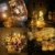 【16 Stück】Nasharia 20 LEDs 2M Flaschen Licht, Lichterkette für Flasche LED Lichterketten Stimmungslichter Weinflasche Kupferdraht, batteriebetriebene für Flasche DIY, Dekor,Weihnachten (Warmweiß, 16) - 3
