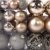 Exklusives Weihnachtskugeln Christbaumkugeln SET mit 100 Stück Farbe Champagner - 2