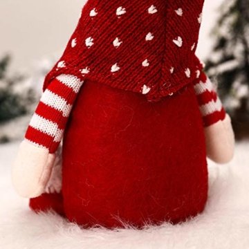 Exuberanter Weihnachtswichtel Deko Schwedische Wichtel Santa Dolls Weihnachtsfigur Wichtel Figuren Weihnachten GNOME Plüsch Gesichtslose Puppe Dekoration Kinder Geburtstagsgeschenke - 7