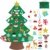Filz Weihnachtsbaum mit 26 Abnehmbaren hängenden Ornamenten - DIY Dekoration Hängend Dekor für Kinde - 1