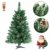 Froadp 90cm Künstlicher PVC Weihnachtsbaum Tannenbaum Kiefernadel Mit Schnee-Effekt(Schnee-Effekt, 90cm) - 1