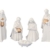 Geschenkestadl Krippenfiguren 7-teiliges Set Krippe Figuren in Weiss Größe bis 13 cm - 1