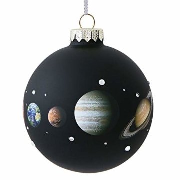 Gift Company - Christbaumschmuck - Christbaumkugel - Planeten - Weltall - Durchmesser: 10 cm - 1