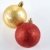 HEITMANN DECO 25er Set Christbaumkugeln 5,5 cm - Weihnachtsbaum Deko zum Aufhängen - Weihnachtskugeln Kunststoff - Rot Gold Glänzend - 3