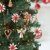 HEITMANN DECO Weihnachtsbaumschmuck aus Stroh - Stroh Baumbehang mit roten Akzenten - 25-teiliges Set - Christbaum Anhänger aus natürlichem Material - 3