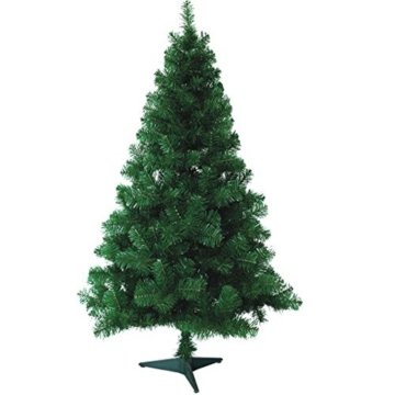 Hengda® Einzigartiger Künstlicher Weihnachtsbaum Baum Dekobaum Kunstbaum mit Ständer Christbaum 120CM Tannenbaum Grün - 1