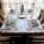 ISIYINER Tischset, Platzset 6er Set rutschfest Abwaschbar PVC Abgrifffeste Hitzebeständig Platzdeckchen für Zuhause Restaurant Speisetisch Silber - 2