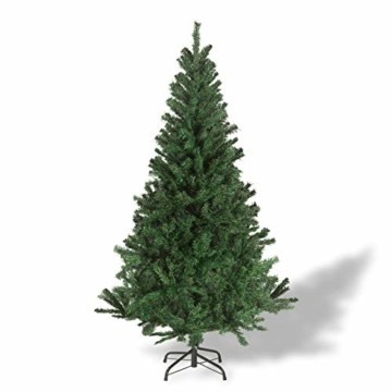 Julido Weihnachtsbaum Kunstbaum künstlicher Baum Tannenbaum Dekobaum Christbaum Grün mit Ständer 150cm 500 Spitzen - 1