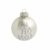 KREBS & SOHN 12er Set Weihnachtskugeln aus Glas - Christbaumschmuck Christbaumkugeln Weihnachtsdeko - Weiß, Silber und Glitzer - 4