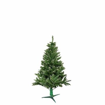 LARS360 90cm Künstlicher Weihnachtsbaum 3ft Christbaum Tannenbaum Grüne PVC mit Schnee-Effekt inkl. Ständer Künstliche Tanne mit Klappsystem Für Aussen Weihnachtsdeko Innen - 1