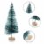 LATERN 28 Stück Künstlicher Weihnachtsbaum Mini Christbaum Grün Tannenbaum künstliche Tanne für Tischdeko, DIY, Schaufenster - 3