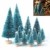 LATERN 28 Stück Künstlicher Weihnachtsbaum Mini Christbaum Grün Tannenbaum künstliche Tanne für Tischdeko, DIY, Schaufenster - 1