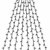 LED-Baumvorhang, 160-teilig Farbe: warm white, Kabel: schwarz 8 Stränge für ca. 180 - 200 cm Bäume, outdoor, mit Trafo - 2