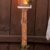 LED Holz Laterne 81 cm - Deko Wegleuchte mit 15 LED - Weihnachtsdeko Stehlampe - 2
