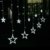 LED Lichterkette 12 Sterne, Lichtervorhang weihnachtslichter Sternenvorhang 138 LEDs 8 Modi Für Innen Außen, Weihnachten, Party, Hochzeit, Garten, Balkon, Deko (Kaltweiß) - 1