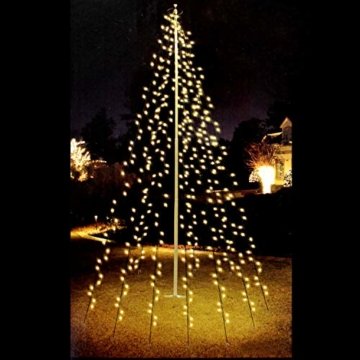 LED Lichterkette 192 LEDs Weihnachtsbaumbeleuchtung 2,08m Baum Beleuchtung Kegel - 1
