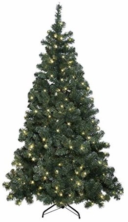 LED-Weihnachtsbaum ""Ottawa"", beleuchtet, indoor/outdoor IP44, ca.210 cm, 260 warmweiße LED`s, incl. Fuß - 1