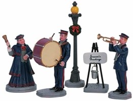 Lemax - Christmas Band - Weihnachtsband - 5er Set - Polyresin - Figuren & Zubehör für die eigene kleine Weihnachtswelt - 1