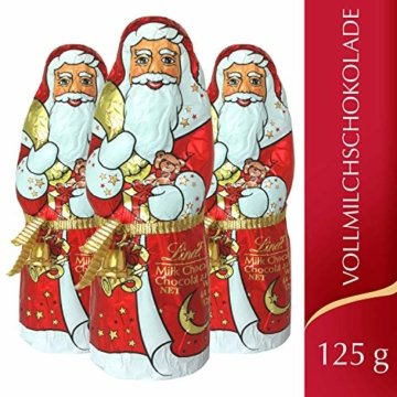 Lindt Weihnachtsmänner Vollmilchschokolade, 3er pack (3 x 125g) - 2