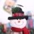 Luccase Mehrfarbig Baumwolle Puppe 45x25cm Niedliche Weihnachtsmann / Elch / Schneemann Weihnachts Rückziehbare Weihnachtspuppe für Sofas Bettwäsche Dekor (C) - 3