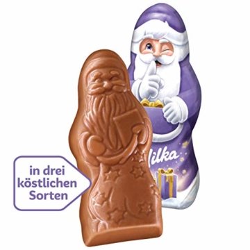 Milka Mini Weihnachtsmänner 1 x 120g, Alpenmilch Schokolade, Milchcrème und Noisette - 2