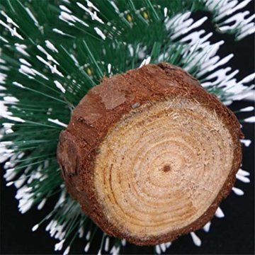 Mini Künstliche Weihnachtsbaum,Colorful Desktop Kleiner Weihnachtsbaum Christbaum Grün Tannenbaum unechter Tannenbaum Künstliche Tanne Schneetannen Deko Weihnachtsdeko (15cm) - 2