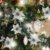 MMTX 120 Stück Christbaumschmuck mit Glitter Poinsettia künstliche Weihnachtsblumen Bögen Bell Schneeflocken kleine Krücken Clips für Weihnachtsbaumschmuck Weihnachtsdeko Fensterdeko (Silber) - 4
