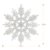 Naler 24 x Schneeflocken Weihnachten Deko für Weihnachtsbaum Glitzer Weiß Weihnachtsbaumschmuck - 2