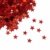 Oblique Unique® Stern Konfetti Rot Über 500 STK. Streu Deko Tischdeko für Weihnachten Geburtstag Fasching Karneval Party - 1