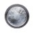 Orientalisches rundes Tablett Schale aus Metall Fidan 34cm groß Silber | Orient Dekoschale mit hoher Rand | Marokkanisches Serviertablett Rund | Orientalische Silberne Deko auf dem gedeckten Tisch - 2