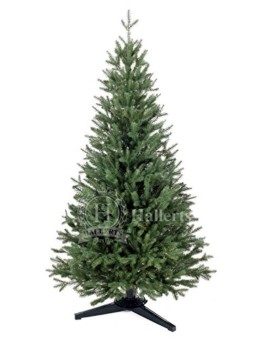 Original Hallerts® Spritzguss Weihnachtsbaum Bellister 120 cm Nobilis Edeltanne - Christbaum zu 100% in Spritzguss PlasTip® Qualität - schwer entflammbar nach B1 Norm, Material TÜV und SGS geprüft - Premium Spritzgusstanne - 1