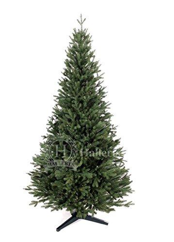 Original Hallerts® Spritzguss Weihnachtsbaum Bellister 150 cm als Nobilis Edeltanne - Christbaum zu 100% in Spritzguss PlasTip® Qualität - schwer entflammbar nach B1 Norm, Material TÜV und SGS geprüft - Premium Spritzgusstanne - 1