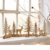 Pureday Weihnachtsdeko - Silhouette Zauberwald - Holz - Breite ca. 90 cm - 1