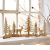 Pureday Weihnachtsdeko – Silhouette Zauberwald – Holz – Breite ca. 90 cm - 