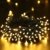 Qedertek Solar Lichterkette Weihnachtsbeleuchtung außen, 20M 200 LED Solar Lichterkette Aussen Wasserdichte, 8 Modi Solar Weihnachtsbaum Lichterkette Deko für Garten, Terrasse, Hochzeit (Warmweiß) - 3