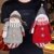 RANSENERS® Handgemachte Stehaufmännchen Schneemann Wichtel Santa Dolls süße Weihnachts Deko für Home Schaufenster Kinder Geburtstag Weihnachten Ostern - 3