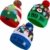 SATINIOR 3 Stücke Weihnachten LED Licht Hüte Weihnachten Beanie Hat LED Pom Pom Weihnachtsmütze für Weihnachtsfeier - 1