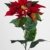 Seidenblumen Roß Weihnachtsstern Natura 72cm samt-rot PM Kunstblumen künstliche Blumen Poinsettie - 1