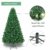 Shareconn Premium Künstlicher Weihnachtsbaum mit Stabilem Ständer mit 1602 Spitzen und 470 Beleuchtung LED, Tannenbaum inkl. Metall Christbaum Ständer 7.5ft - 4