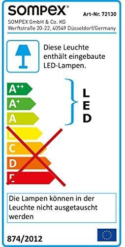 Sompex Deko- / Tischleuchte Lucy LED Weihnachtsstern, chrom - Höhe 33cm - 2