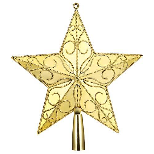 STOBOK Weihnachtsbaum Stern Spitze Christmas Tree Topper 20cm