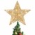 STOBOK Weihnachtsbaum Stern Topper Lichter 25cm Weihnachtsbaumspitze glitzernder baumkronen Lampe Ornament Party Dekoration - 1