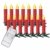 SunJas 20er Rot Weinachten Kerzen Weihnachtsbeleuchtung Weihnachtskerzen mit Fernbedienung kabellos Weihnachtsbaumkerzen 10/20/30/40er - 4